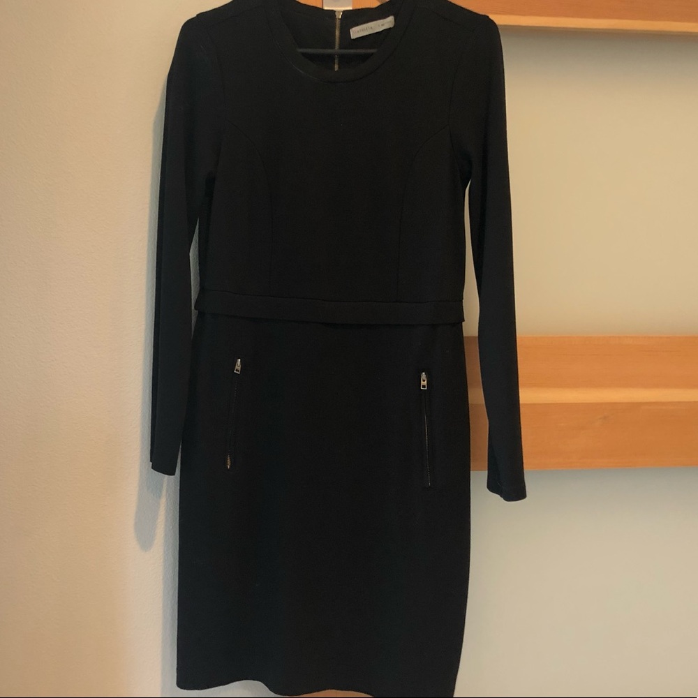 Athleta Black Ponte Dress Size Small